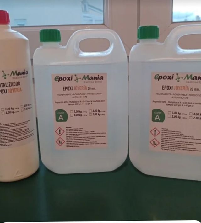 Resina epoxi joyería 20ml x2