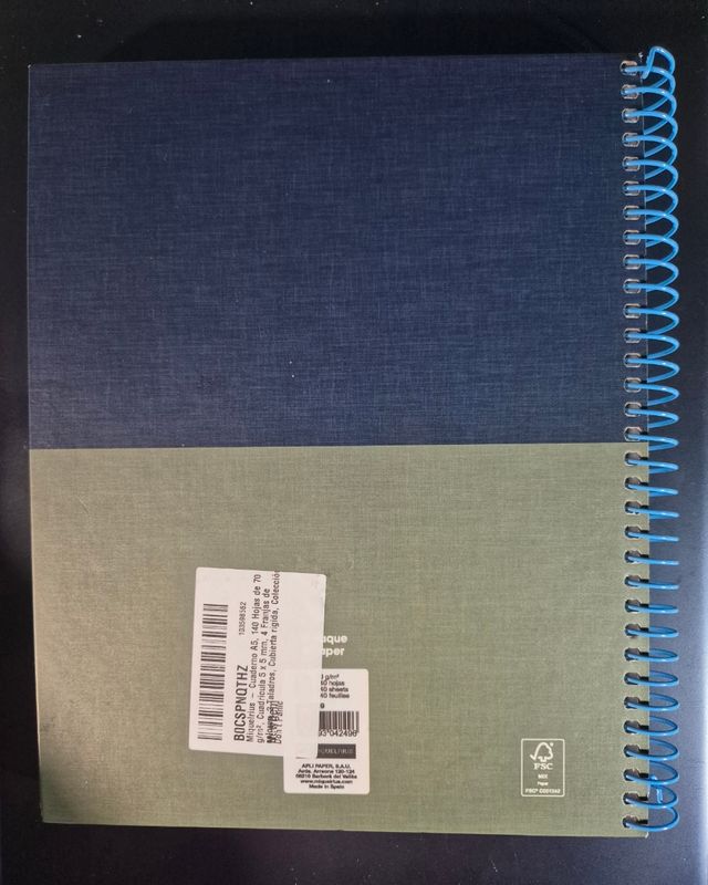 Cuaderno Miquelrius A5 rayas horizontales franjas