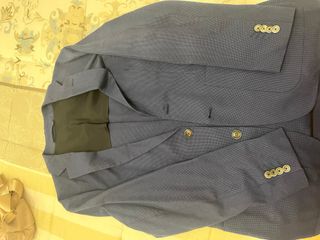 Americana azul traje hombre