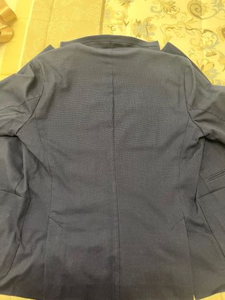 Americana azul traje hombre