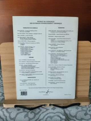 Libro de solfeo: Du solfège sur la F.M. 440.4