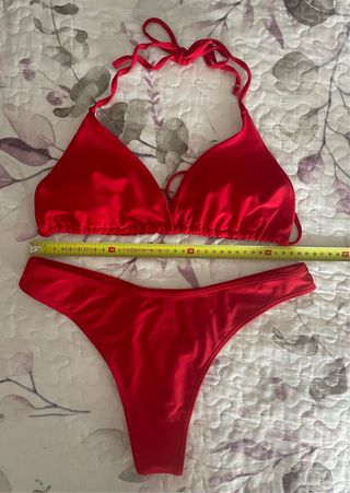 Bikini rojo Shein - Talla M