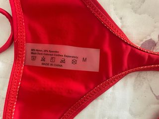 Bikini rojo Shein - Talla M