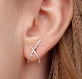 Pendientes Plata - Diseño Cruz