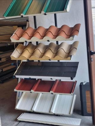 Muestrario de panele sándwich