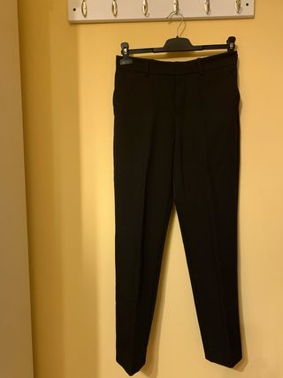 Pantalón traje Mango negro XS