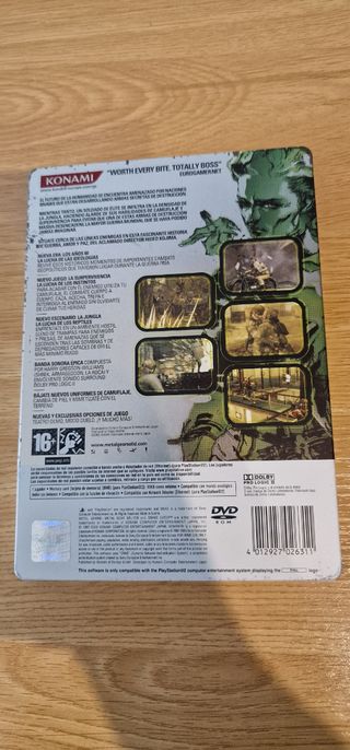 Metal Gear Solid 3: Snake Eater PS2 - Edición Metá