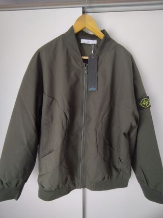 Chaqueta Stone Island verde oliva talla L