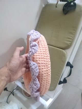 Cama tejida mascotas