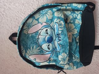 Mochila Stitch - Azul y Blanca