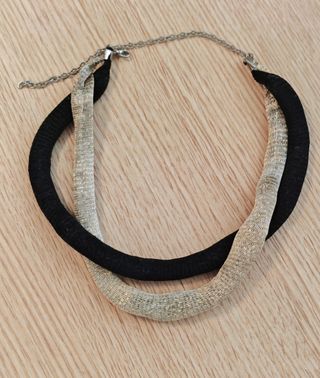 Collana doppia - nero e oro