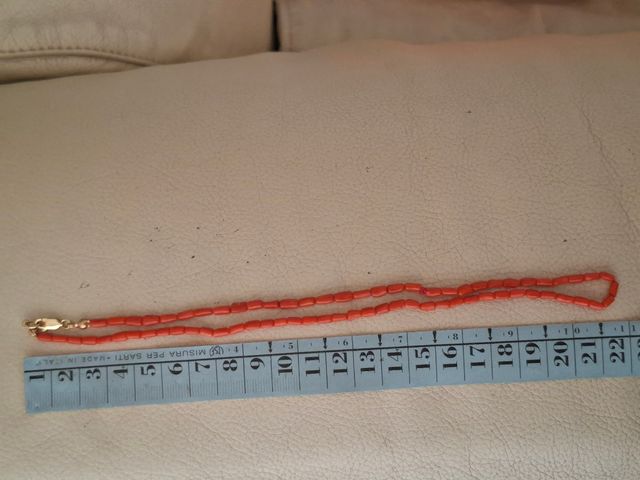 Collana Corallo Rosso autentico