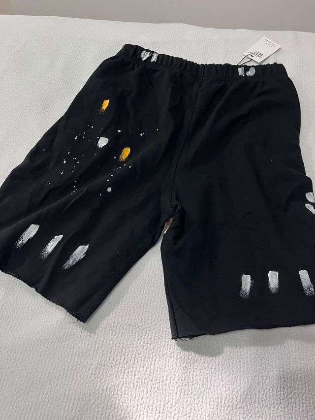 Pantaloni Gallery Dept. Neri con Paint Splatter