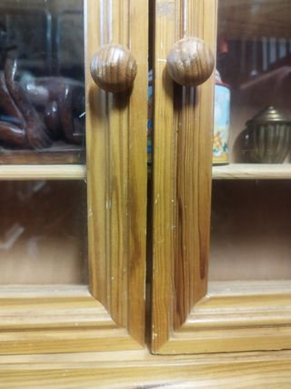 Vitrina madera con cristal - Decoración