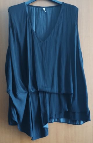 Canotta donna nera della Alcott