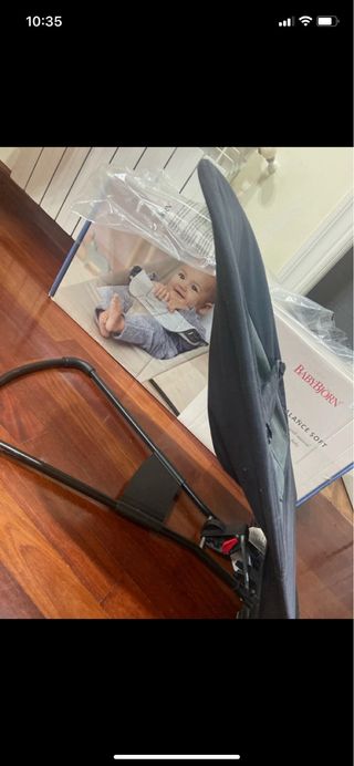 Hamaca Bebé Balance Soft - Gris Oscuro