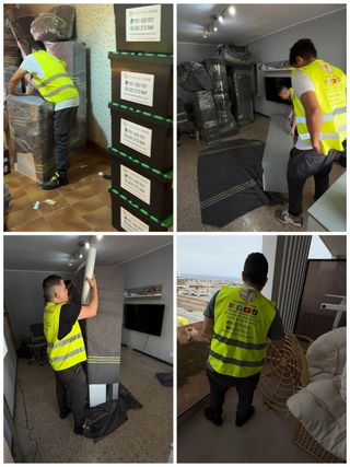 Caja de plastico para mudanza el Vallés Oriental