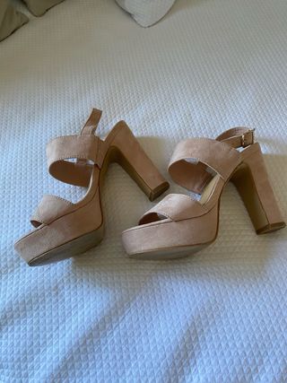Sandalias MARYPAZ rosa beige talla 36