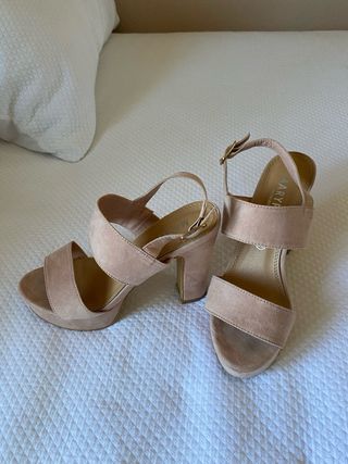 Sandalias MARYPAZ rosa beige talla 36