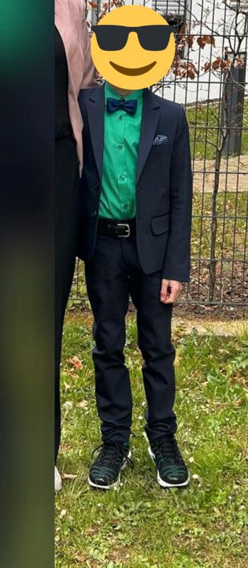 Traje comunión niño azul marino - 9 años (134)