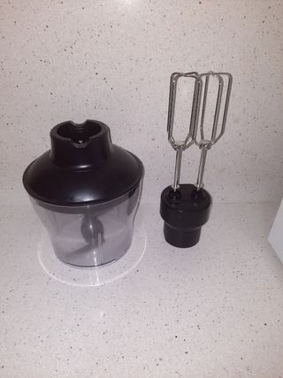 Vaso picador y accesorio batidor/montador claras