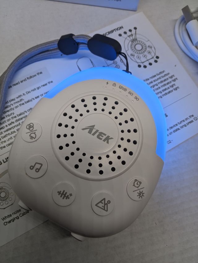 Mini suoni naturali rumore bianco luce  RGB Nuovo