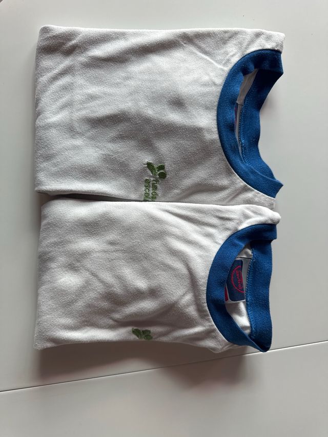 2 Camisetas uniforme Colegio Teresianas T6
