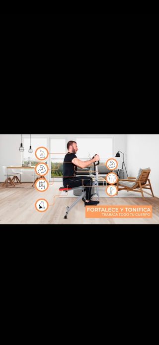 Aparato ejercicio a casa, es como remar,como nuevo