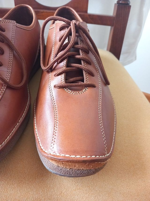 Zapatos Clark Piel Marrón