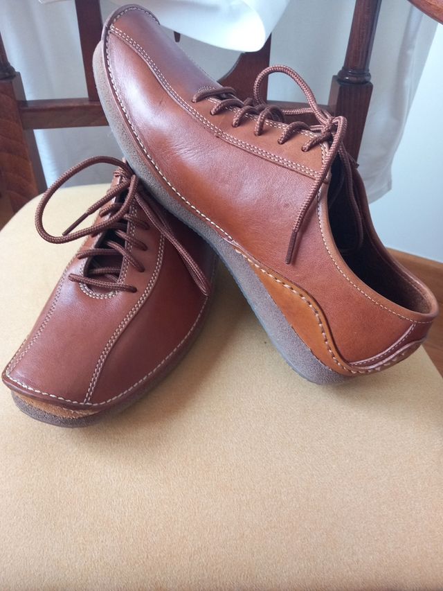 Zapatos Clark Piel Marrón