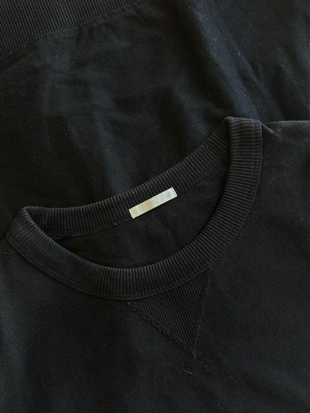 Maglietta nera Uniqlo GU stile minimal