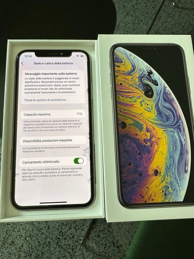 iPhone XS 256GB - Silver/Grigio Spazio