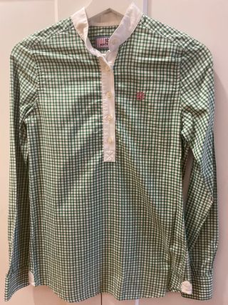 Camisa Montepicaza XS - Verde y Blanca