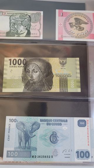 ALBUM DE BILLETES DEL MUNDO 