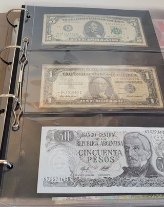 ALBUM DE BILLETES DEL MUNDO 