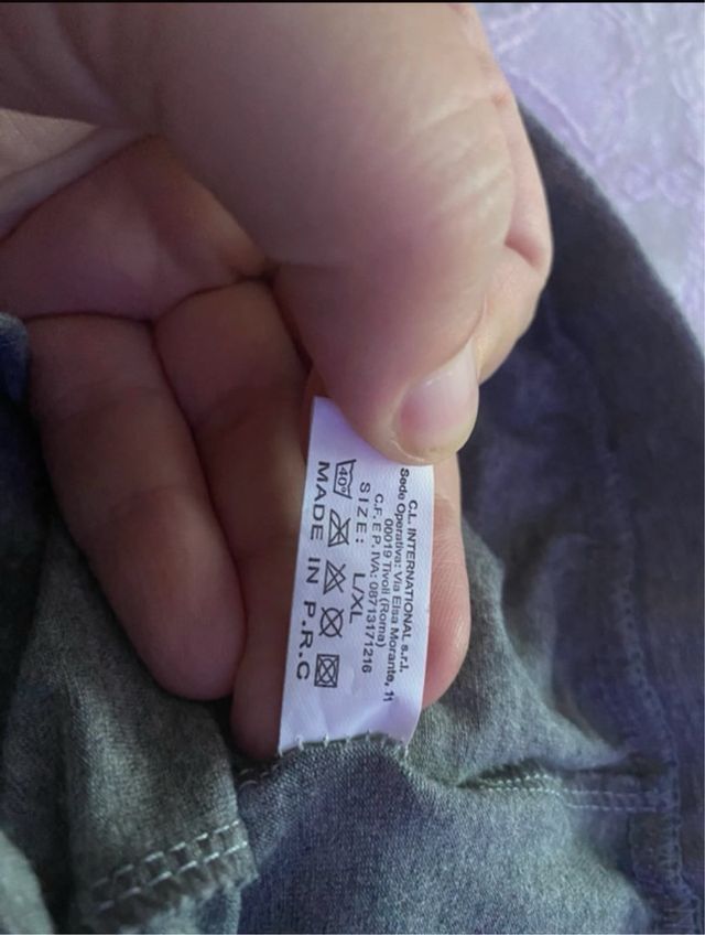 Pantaloni donna blu - 2 pezzi L/XL