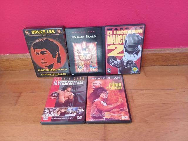 5 Peliculas DVD Acción - Bruce Lee & Jackie Chan