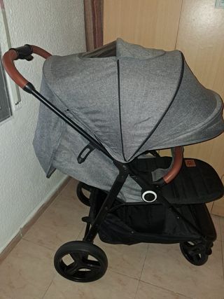 Silla paseo bebé ligera gris