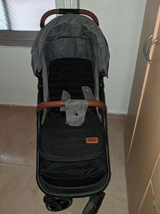 Silla paseo bebé ligera gris