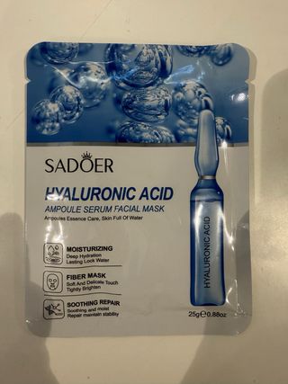 Maschere viso SADOER Hyaluronic Acid, 24k Gold & V