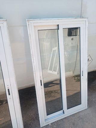 2 Ventanas Correderas Aluminio 90 euros unidad