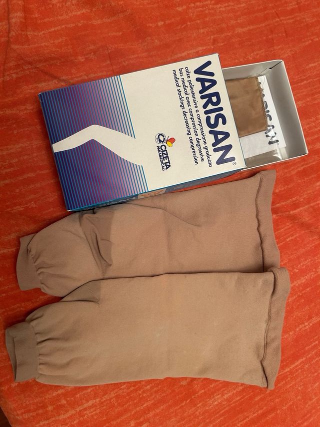 Calze Varisan beige - Compressione graduata