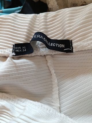 Pantalones blancos de vestir,talla grande