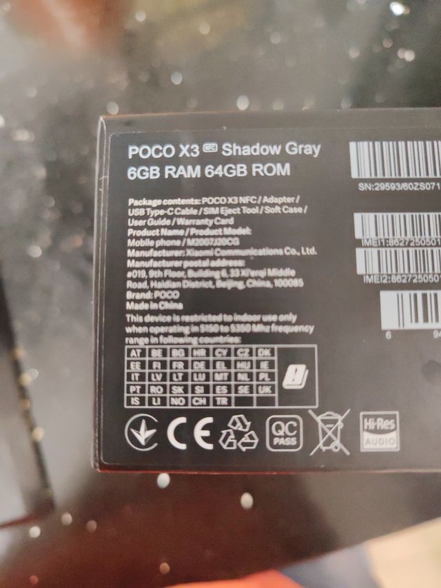 POCO X3 NFC - Móvil Negro