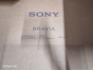 TV LED Sony Bravia 75" KD75X75WLAEP sin estrenar