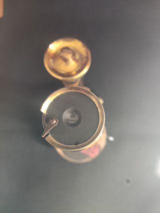 Microscopio antiguo inglés Stanley