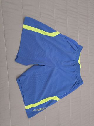Shorts niño deporte azul-amarillo 12-14