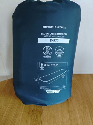 Colchoneta Quechua auto hinchable Basic 60cm