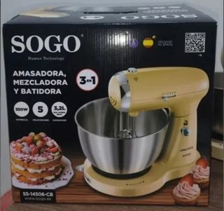 Batidora amasadora 3 en 1