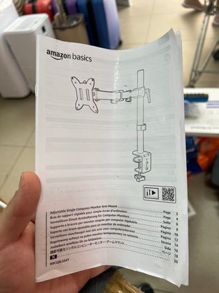 Soporte monitor Amazon Basics